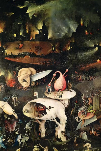 The Garden Of Earthly Delights 1503 Hieronymus Bosch Giclee Canvas Print 70x40 